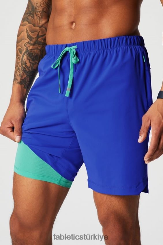 tr Fabletics erkekler kısa olan (çizgili) 142 Oxford mavisi 40R06B3182