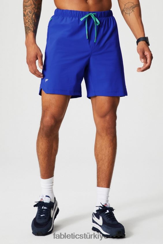 tr Fabletics erkekler kısa olan (çizgili) 142 Oxford mavisi 40R06B3182