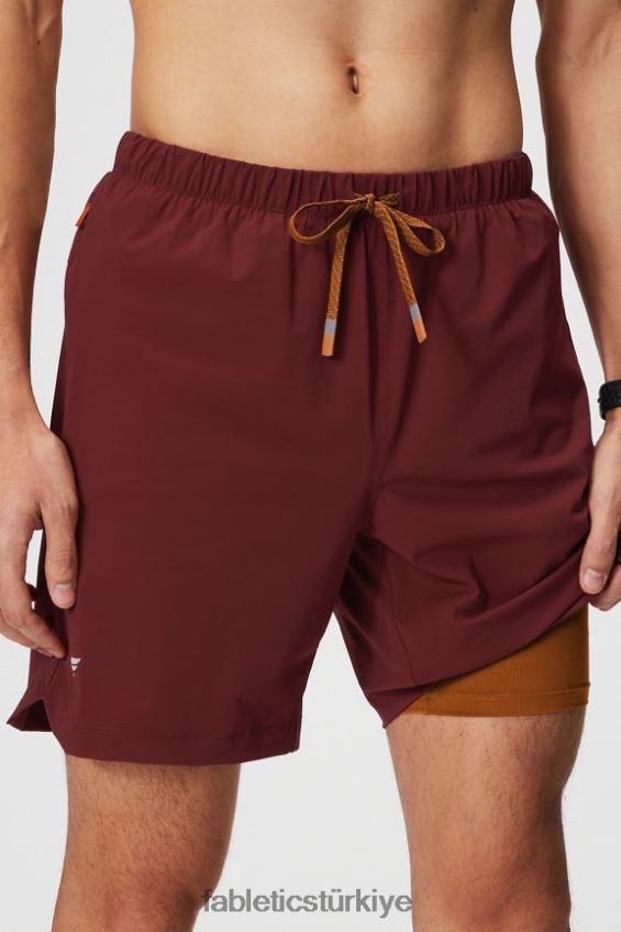 tr Fabletics erkekler kısa olan (çizgili) 142 adrenalin kırmızısı 40R06B3186