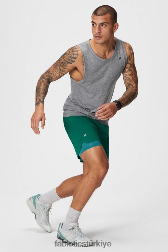 tr Fabletics erkekler kısa olan (çizgili) 142 çimen yeşili 40R06B3185