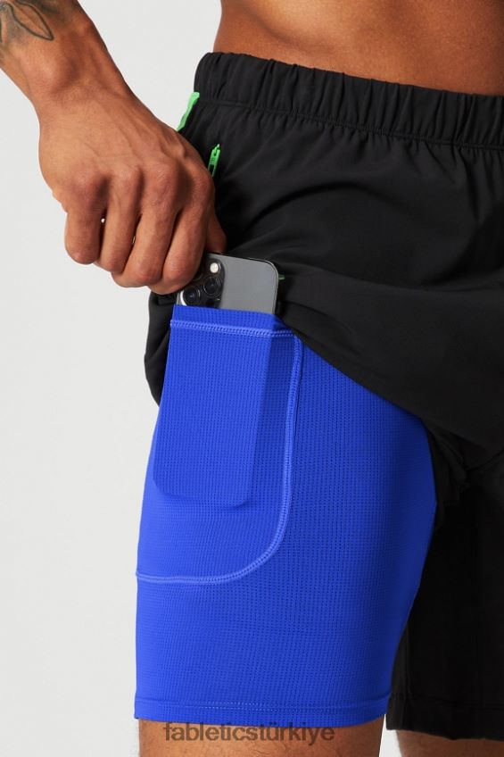 tr Fabletics erkekler kısa olan (çizgili) 142 yabani kireç ucu 40R06B3184