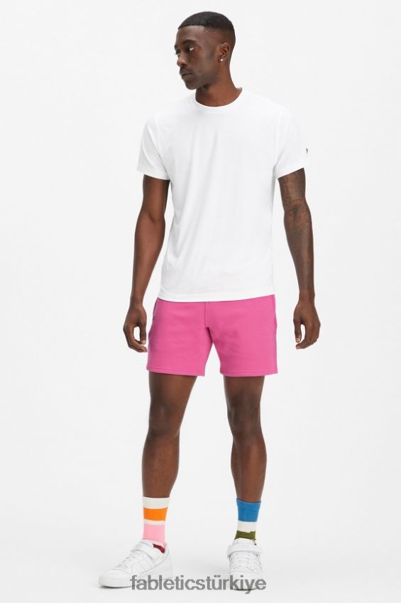 tr Fabletics erkekler kısa yol vahşi pembe 40R06B3308