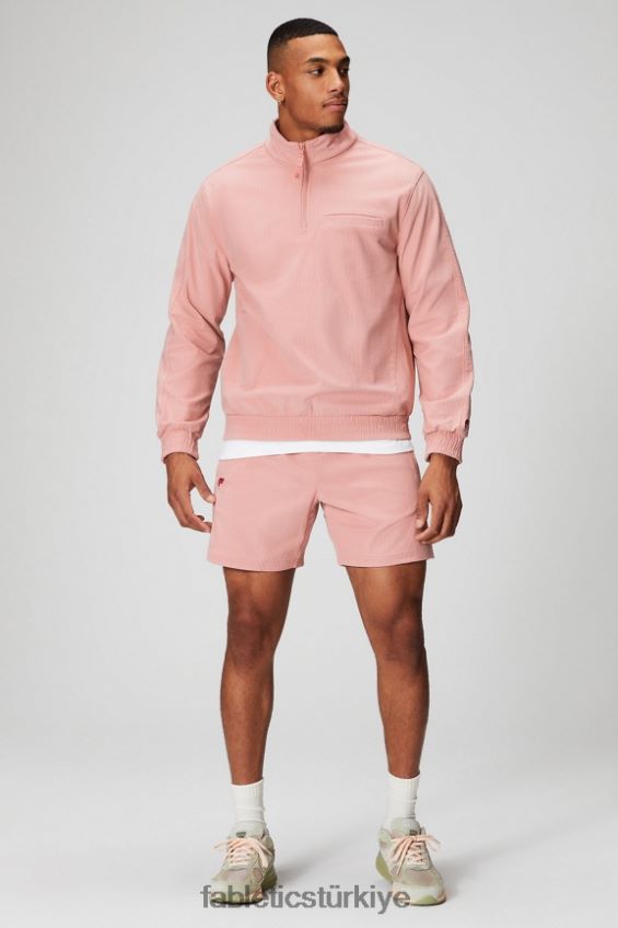 tr Fabletics erkekler kulüp kablosu kısa pembe kayrak 40R06B3318