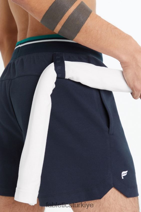 tr Fabletics erkekler lafayette kısa klasik donanma 40R06B3363
