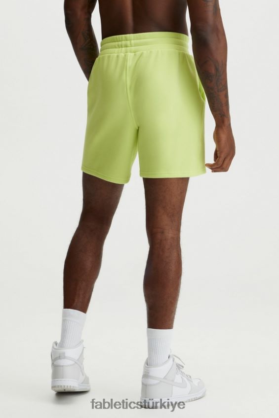 tr Fabletics erkekler maç sonrası kısa solmuş kireç 40R06B3351