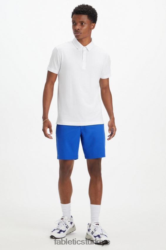 tr Fabletics erkekler tek kısa yarış mavisi 40R06B3357