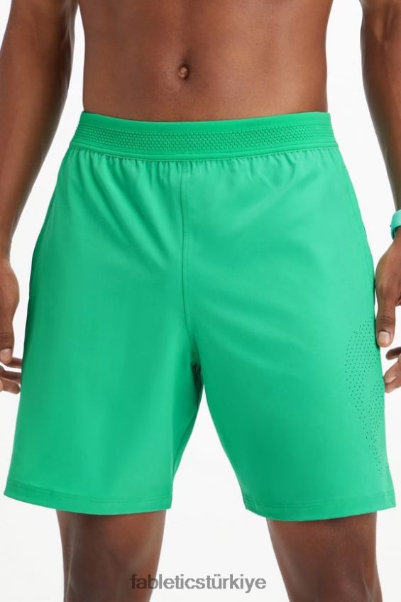 tr Fabletics erkekler temel kısa 164 temel yeşil delikli 40R06B3335