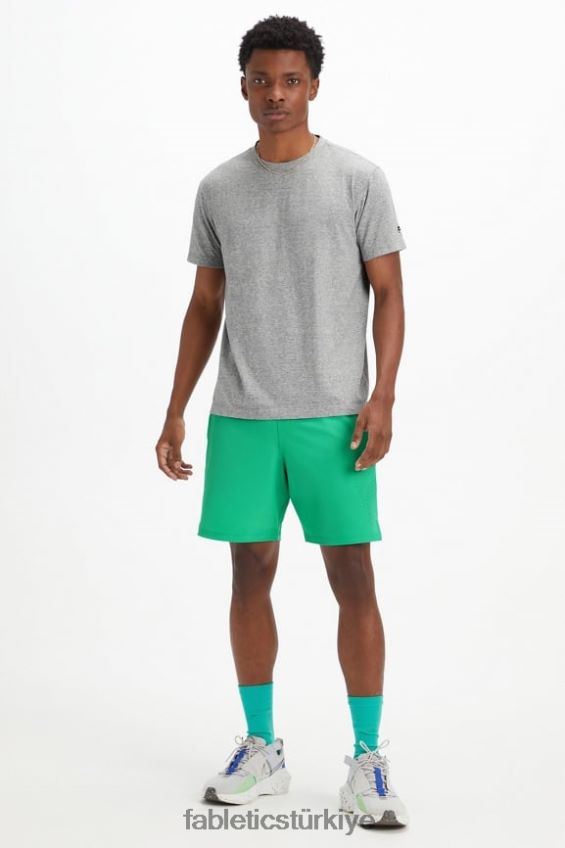 tr Fabletics erkekler temel kısa 164 temel yeşil delikli 40R06B3335