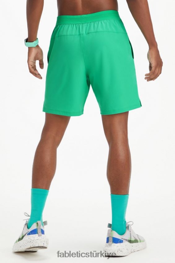 tr Fabletics erkekler temel kısa 164 temel yeşil delikli 40R06B3335