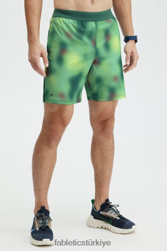 tr Fabletics erkekler temel kısa 165 masmavi yeşil bulanıklık 40R06B3344