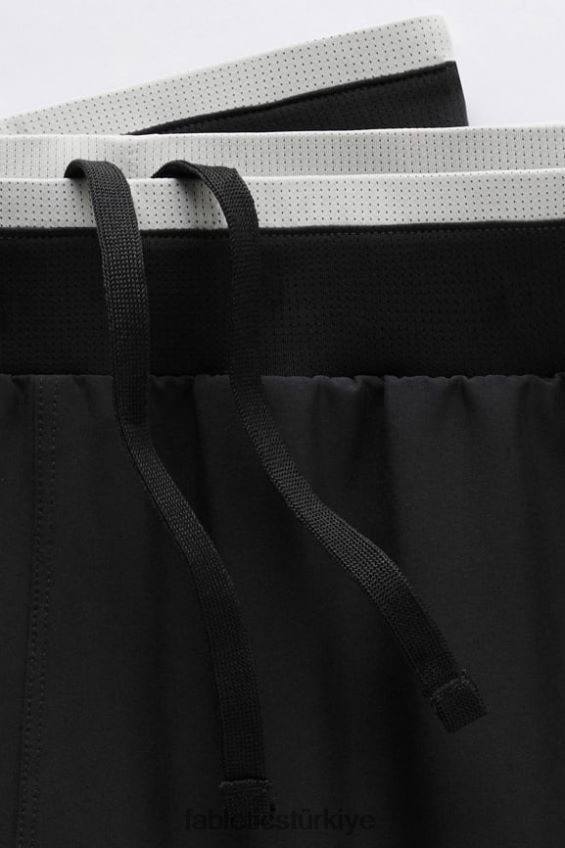 tr Fabletics erkekler temel kısa ii 143 siyah 40R06B3191