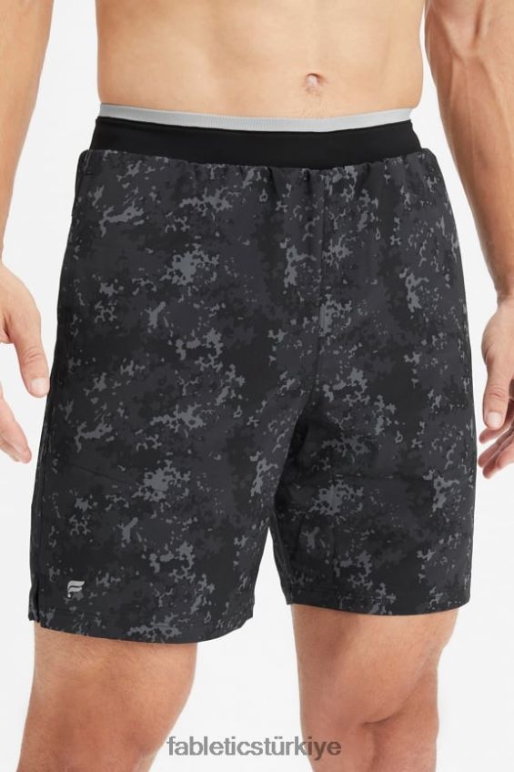 tr Fabletics erkekler temel kısa ii 145 siyah yeni kamuflaj 40R06B3197