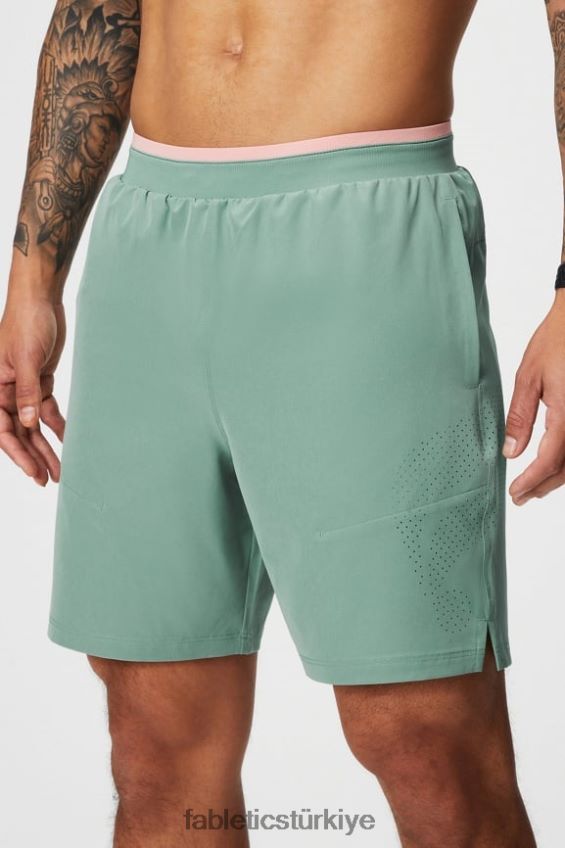 tr Fabletics erkekler temel kısa ii 146 gri kekik delikli 40R06B3203