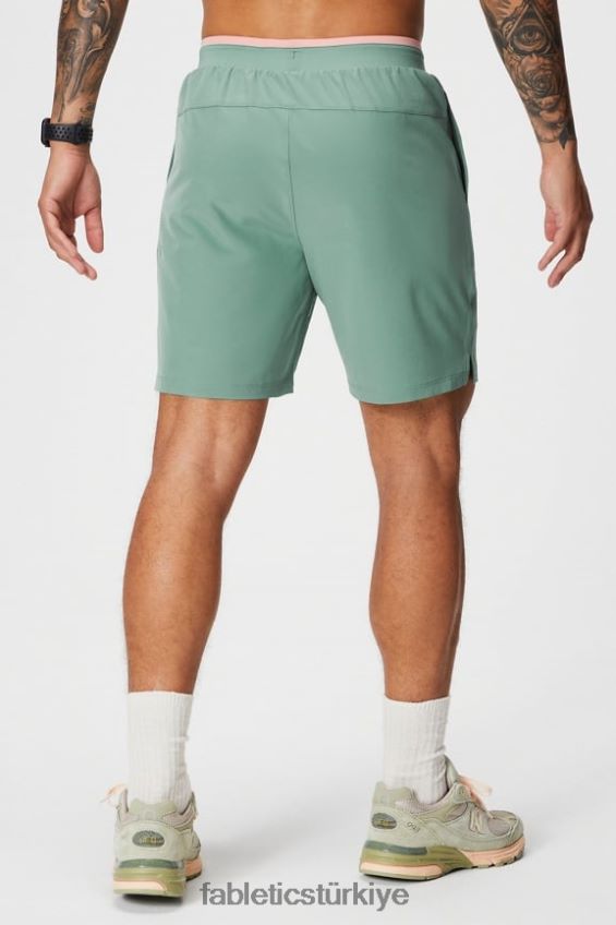 tr Fabletics erkekler temel kısa ii 146 gri kekik delikli 40R06B3203