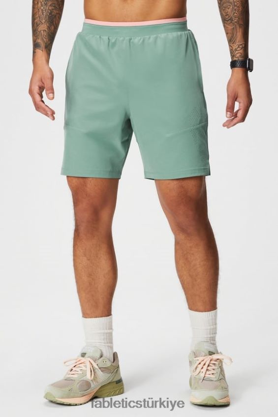 tr Fabletics erkekler temel kısa ii 146 gri kekik delikli 40R06B3203