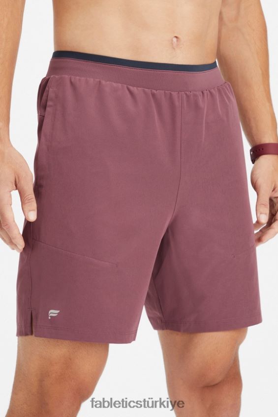 tr Fabletics erkekler temel kısa ii 147 kırmızı duman 40R06B3210