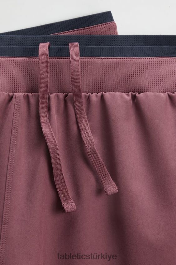 tr Fabletics erkekler temel kısa ii 147 kırmızı duman 40R06B3210