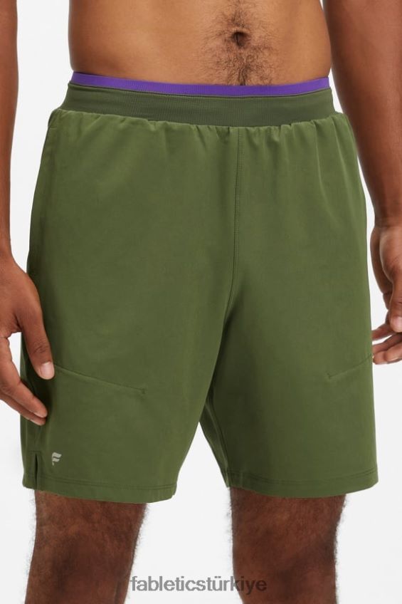 tr Fabletics erkekler temel kısa ii 147 koyu yosun 40R06B3211