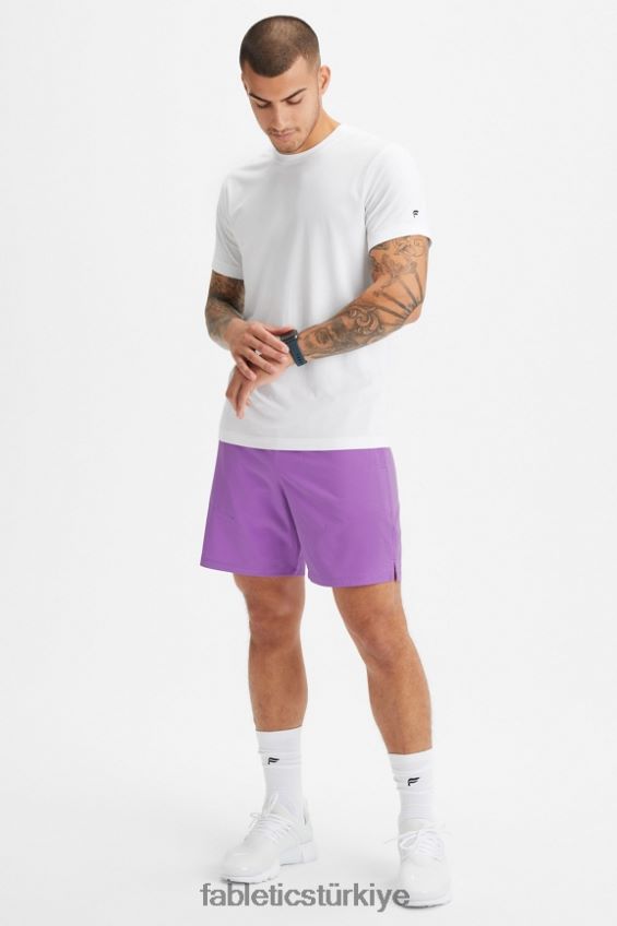 tr Fabletics erkekler temel kısa ii 147 leylak rengi duman 40R06B3208