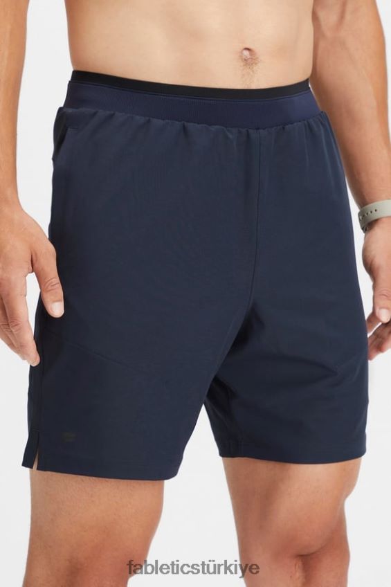 tr Fabletics erkekler temel kısa ii 148 klasik donanma 40R06B3216