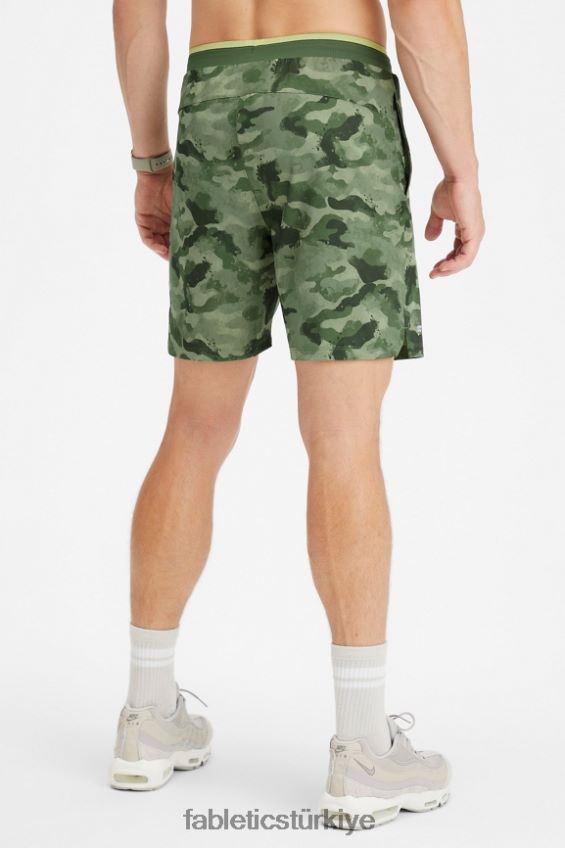 tr Fabletics erkekler temel kısa ii 149 taktik yeşil kamuflaj 40R06B3221