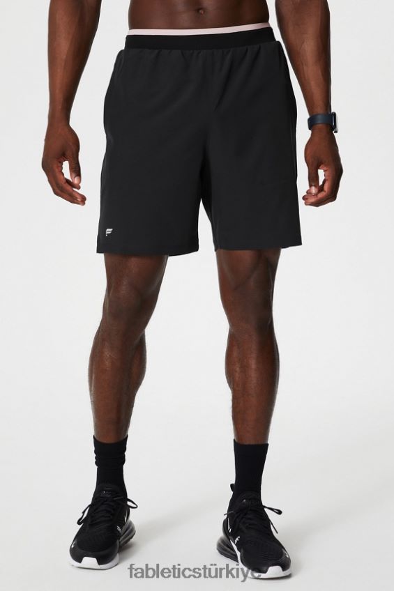 tr Fabletics erkekler temel kısa ii 150 siyah/pembe tereyağlı krema 40R06B3225