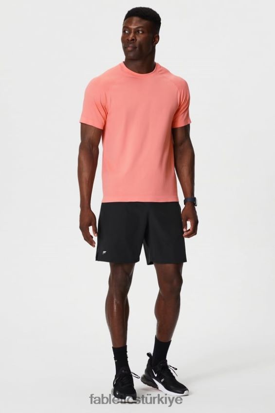 tr Fabletics erkekler temel kısa ii 150 siyah/pembe tereyağlı krema 40R06B3225