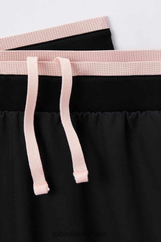 tr Fabletics erkekler temel kısa ii 150 siyah/pembe tereyağlı krema 40R06B3225