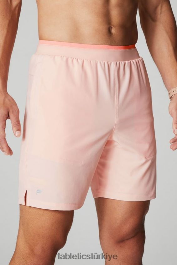tr Fabletics erkekler temel kısa ii 158 pembe tereyağı 40R06B3265