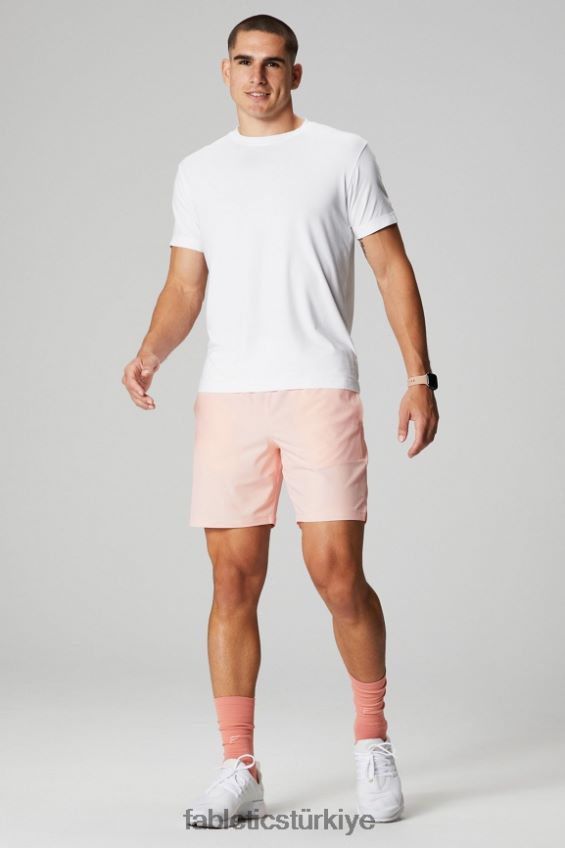 tr Fabletics erkekler temel kısa ii 158 pembe tereyağı 40R06B3265