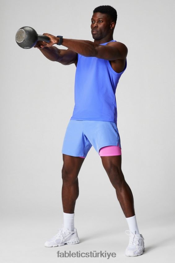 tr Fabletics erkekler temel kısa ii (çizgili) 132 deniz salyangozu yumruk 40R06B3125