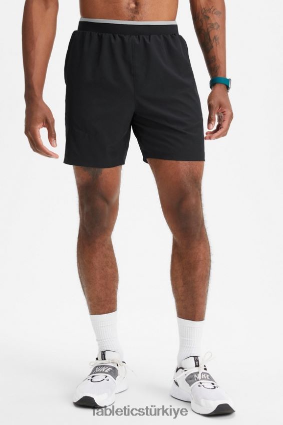 tr Fabletics erkekler temel kısa ii (çizgili) 132 siyah 40R06B3126