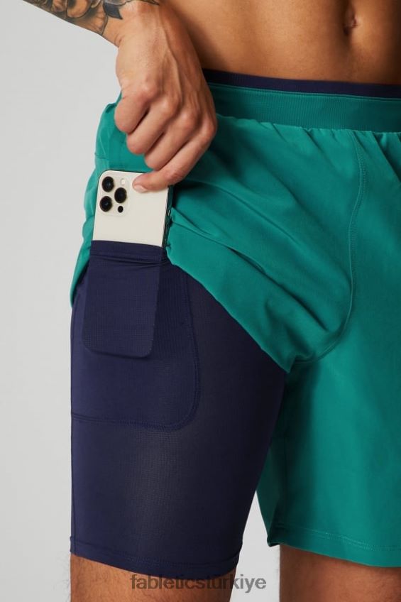 tr Fabletics erkekler temel kısa ii (çizgili) 133 Miami gelgiti 40R06B3131