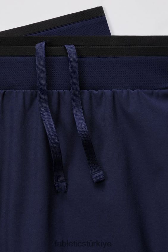 tr Fabletics erkekler temel kısa ii (çizgili) 133 derin donanma 40R06B3127