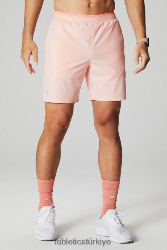 tr Fabletics erkekler temel kısa ii (çizgili) 133 pembe tereyağı 40R06B3130