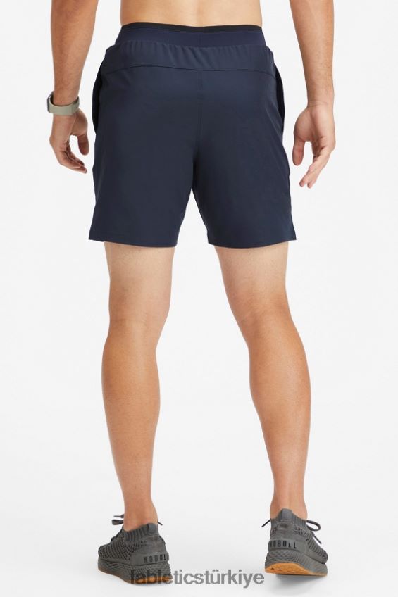 tr Fabletics erkekler temel kısa ii (çizgili) 134 klasik donanma 40R06B3134