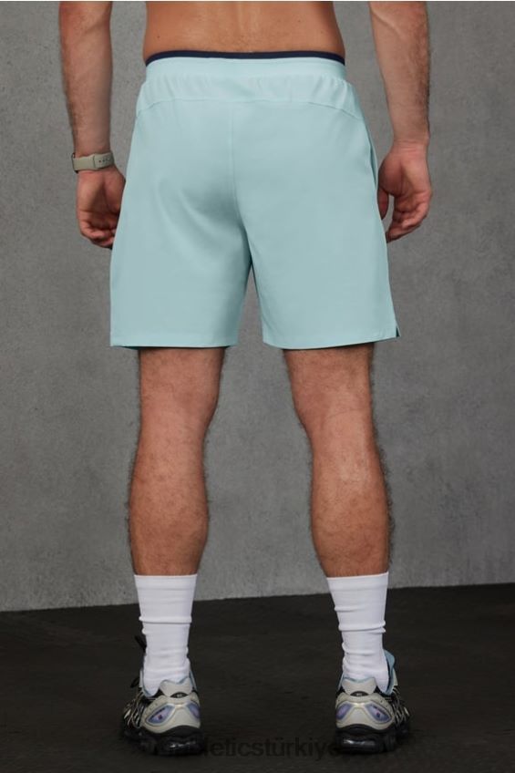 tr Fabletics erkekler temel kısa ii (çizgili) 134 İskandinav mavisi 40R06B3135