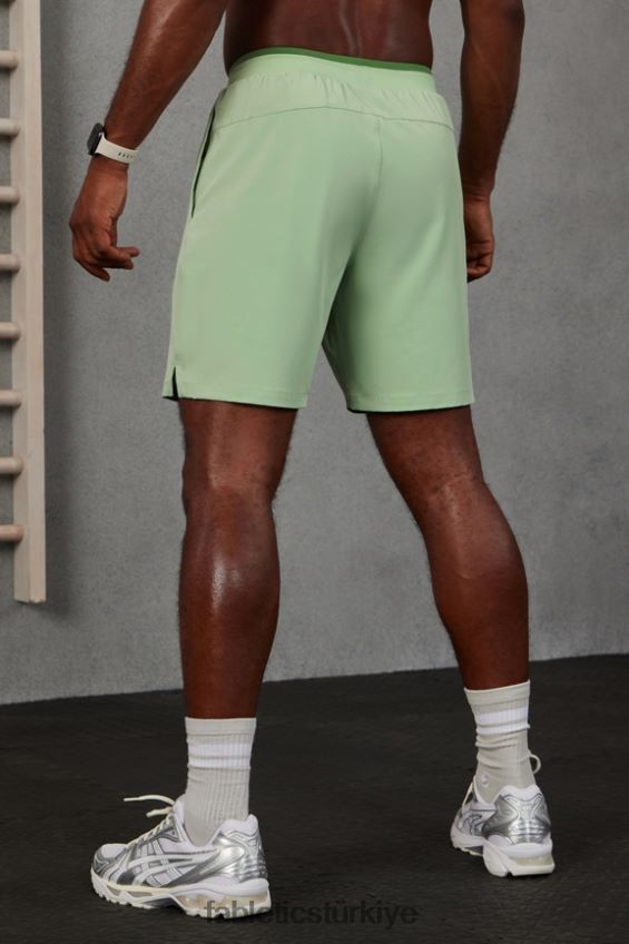 tr Fabletics erkekler temel kısa ii (çizgili) 135 Kekik 40R06B3138