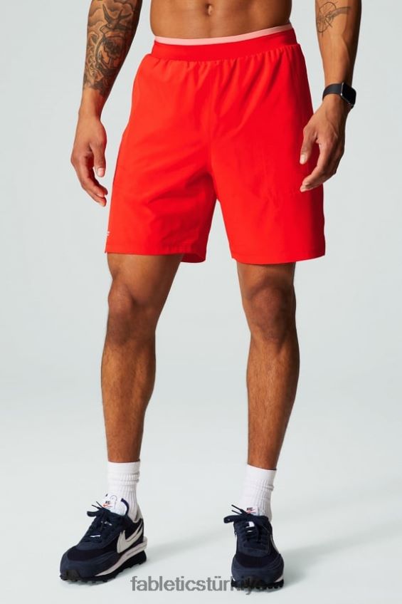 tr Fabletics erkekler temel kısa ii (çizgili) 135 ateş kızdırma delikli 40R06B3141