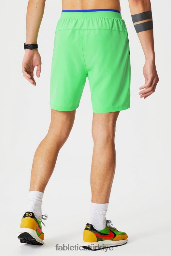 tr Fabletics erkekler temel kısa ii (çizgili) 135 yabani kireç 40R06B3140