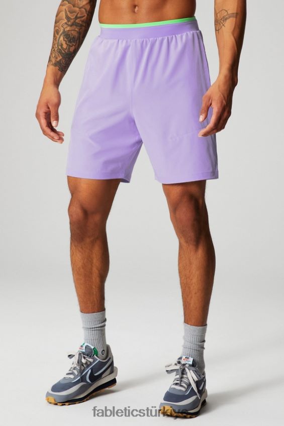 tr Fabletics erkekler temel kısa ii (çizgili) 136 ikonik lavanta 40R06B3142