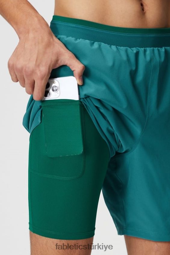 tr Fabletics erkekler temel kısa ii (çizgili) 136 koyu deniz mavisi 40R06B3146