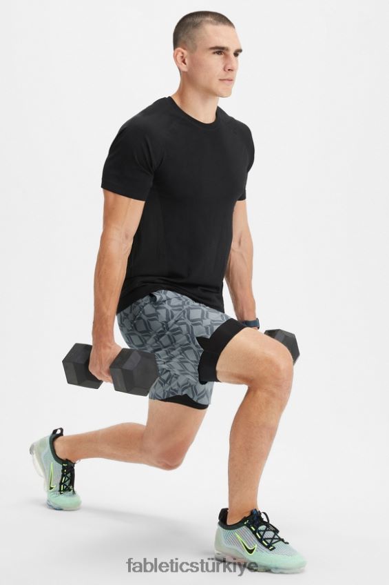 tr Fabletics erkekler temel kısa ii (çizgili) 137 gölge gri şato 40R06B3151