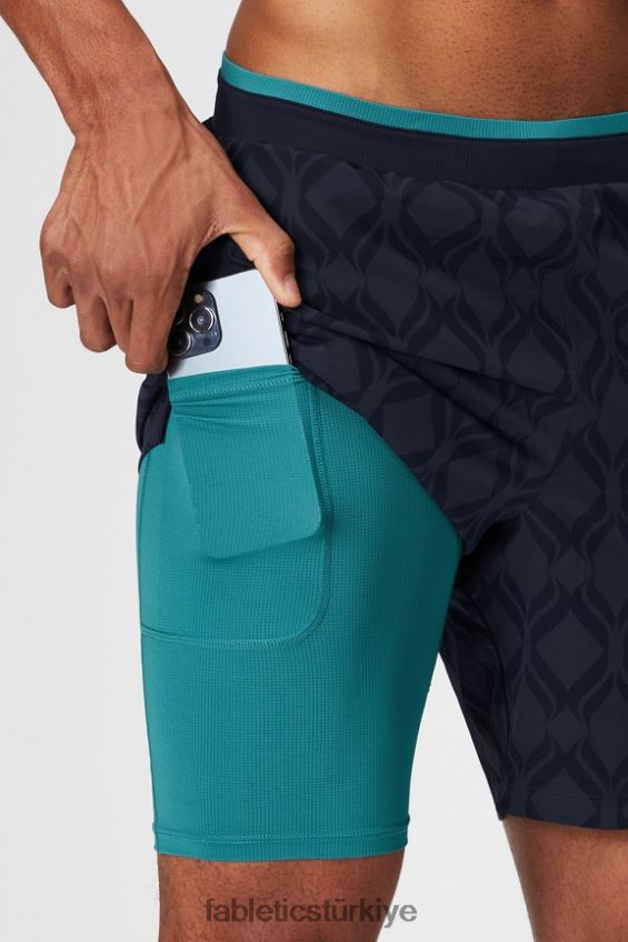 tr Fabletics erkekler temel kısa ii (çizgili) 137 klasik donanma şatosu 40R06B3148