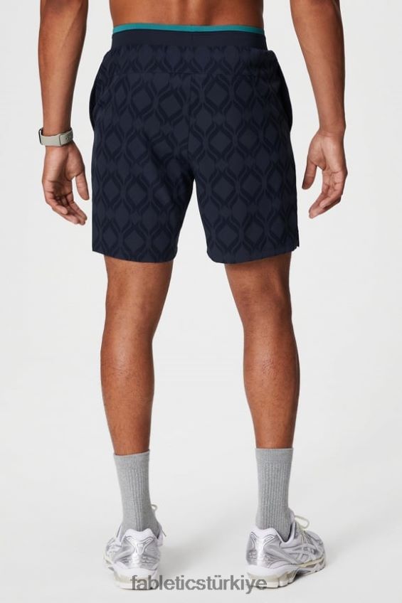 tr Fabletics erkekler temel kısa ii (çizgili) 137 klasik donanma şatosu 40R06B3148