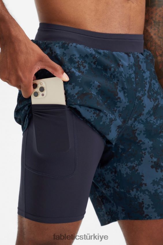 tr Fabletics erkekler temel kısa ii (çizgili) 138 klasik lacivert yeni kamuflaj 40R06B3156