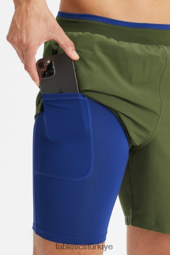 tr Fabletics erkekler temel kısa ii (çizgili) 138 koyu yosun 40R06B3154