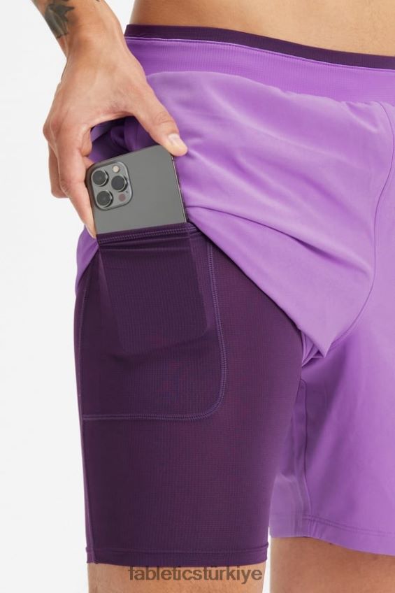 tr Fabletics erkekler temel kısa ii (çizgili) 138 leylak rengi duman 40R06B3153