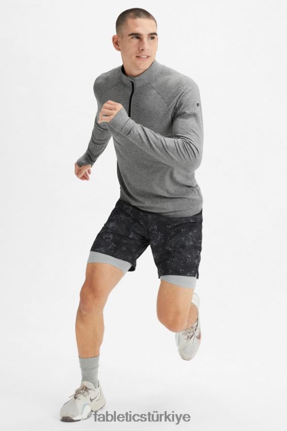 tr Fabletics erkekler temel kısa ii (çizgili) 138 siyah yeni kamuflaj 40R06B3152