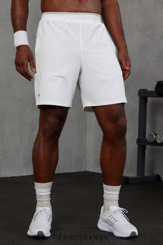 tr Fabletics erkekler temel kısa ii (çizgili) 139 klasik beyaz 40R06B3158